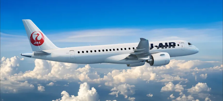JAL Orders 16 Embraer E190-E2 Jets for J-AIR, With Options for 10 More